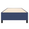  Cadre de lit sans matelas bleu 90x190 cm tissu alsavelo 