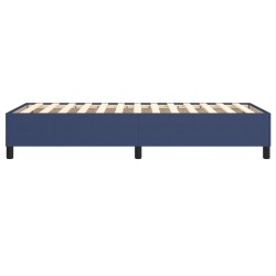  Cadre de lit sans matelas bleu 90x190 cm tissu alsavelo 