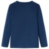 T-shirt enfants à manches longues bleu marine 128 alsavelo 