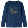 T-shirt enfants à manches longues bleu marine 128 alsavelo 