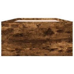  Cadre de lit sans matelas chêne fumé 90x190 cm alsavelo 