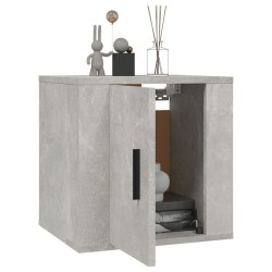  Meubles TV muraux 2 pcs Gris béton 40x34,5x40 cm alsavelo 