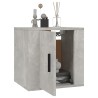  Meubles TV muraux 2 pcs Gris béton 40x34,5x40 cm alsavelo 