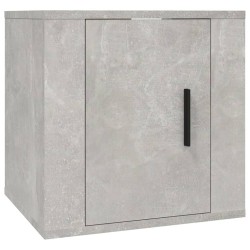  Meubles TV muraux 2 pcs Gris béton 40x34,5x40 cm alsavelo 