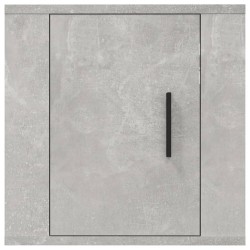  Meubles TV muraux 2 pcs Gris béton 40x34,5x40 cm alsavelo 