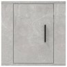  Meubles TV muraux 2 pcs Gris béton 40x34,5x40 cm alsavelo 