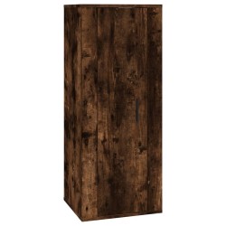  Meuble TV mural Chêne fumé 40x34,5x100 cm alsavelo 