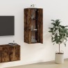  Meuble TV mural Chêne fumé 40x34,5x100 cm alsavelo 