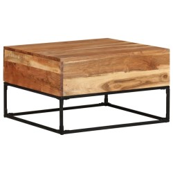 Table basse 68x68x41 cm Bois d'acacia solide 