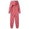 Combinaison à capuche pour enfants vieux rose 116 alsavelo 