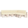 Coussins de canapé palette lot de 7 Crème 