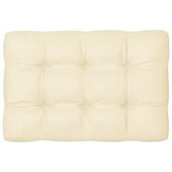Coussins de canapé palette lot de 7 Crème 
