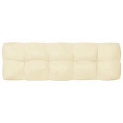 Coussins de canapé palette lot de 7 Crème 