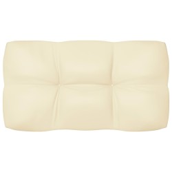 Coussins de canapé palette lot de 7 Crème 