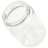 48 pcs Pots à confiture Couvercle blanc et rouge Verre 230 ml 