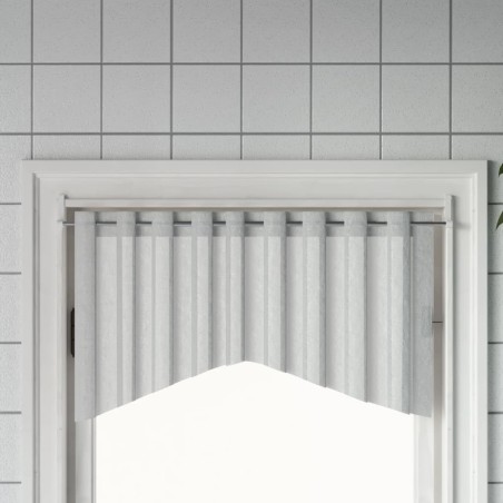 Tringles à rideau 2 pcs blanc et argenté 90-135 cm aluminium 