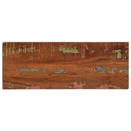 Dessus de table 80x20x3,8 cm rectangulaire bois massif récupéré 