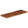 Dessus de table 80x20x3,8 cm rectangulaire bois massif récupéré 