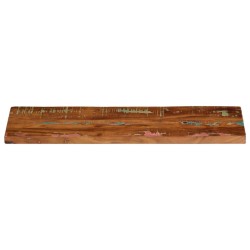 Dessus de table 80x20x3,8 cm rectangulaire bois massif récupéré 