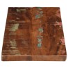 Dessus de table 80x20x3,8 cm rectangulaire bois massif récupéré 