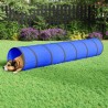 Tunnel pour chien bleu Ø 50x300 cm polyester 