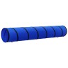 Tunnel pour chien bleu Ø 50x300 cm polyester 