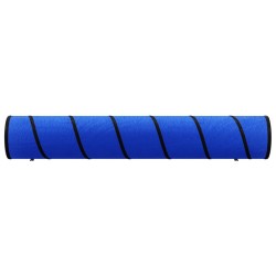 Tunnel pour chien bleu Ø 50x300 cm polyester 