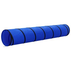 Tunnel pour chien bleu Ø 50x300 cm polyester 