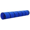 Tunnel pour chien bleu Ø 50x300 cm polyester 