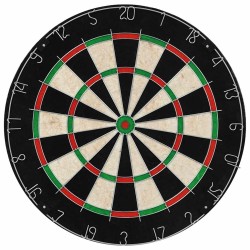 Jeu de cibles professionnel en sisal avec 6 fléchettes 
