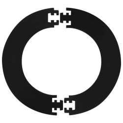 Jeu de cibles professionnel en sisal avec 6 fléchettes 