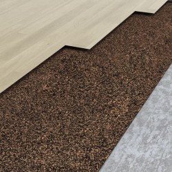 Rouleau de liège en caoutchouc 100x500 cm 5 mm 