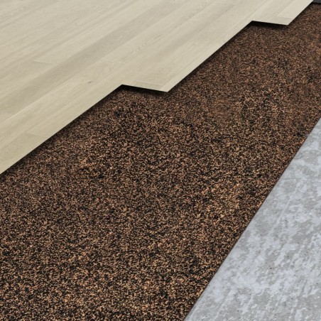 Rouleau de liège en caoutchouc 100x500 cm 5 mm 