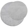 Tapis IZA poils courts style scandinave gris Ø 100 cm 