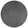 Tapis OVIEDO à poils courts anthracite Ø 200 cm 