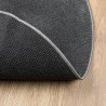 Tapis OVIEDO à poils courts anthracite Ø 200 cm 