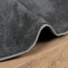 Tapis OVIEDO à poils courts anthracite Ø 200 cm 