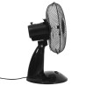 Ventilateur de table 3 vitesses 30 cm 40 W Noir 