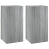 Meubles TV 2 pcs Sonoma gris 30,5x30x60 cm Bois d'ingénierie 