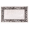 Tapis lavable blanc et noir 150x230 cm antidérapant 