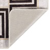 Tapis lavable blanc et noir 150x230 cm antidérapant 