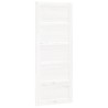 Porte de grange Blanc 80x1,8x204,5 cm Bois massif de pin 