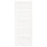 Porte de grange Blanc 80x1,8x204,5 cm Bois massif de pin 