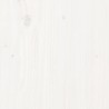 Porte de grange Blanc 80x1,8x204,5 cm Bois massif de pin 