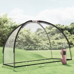 Filet d'entraînement de golf Noir 300x150x210 cm Polyester 