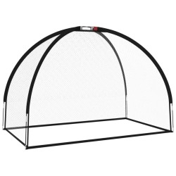 Filet d'entraînement de golf Noir 300x150x210 cm Polyester 