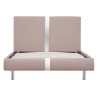 Cadre de lit sans matelas cappuccino similicuir 90x200 cm 