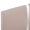 Cadre de lit sans matelas cappuccino similicuir 90x200 cm 