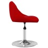 Chaises à manger pivotantes lot de 4 Rouge bordeaux Velours 