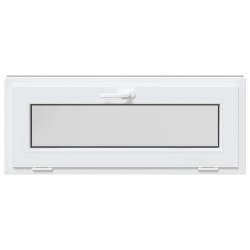 Fenêtre de sous-sol RISOR 110x40 cm inclinable anthracite 